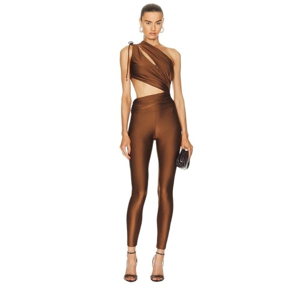 Dundas Vega Sleeveless Cut out Catsuit Jumpsuit Size 40 NEW - Picture 1 of 13